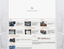 Tablet Screenshot of mzpromet.net